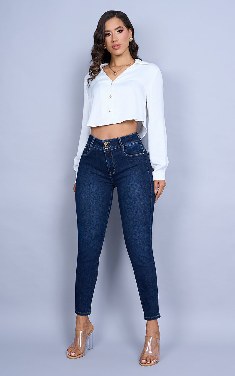 BASIC SKINNY ANKLE JEANS