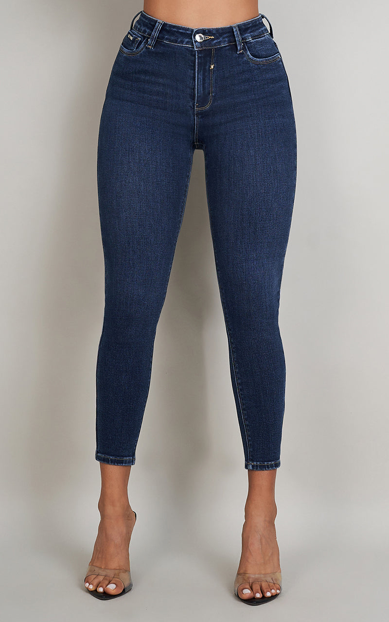 BASIC SKINNY ANKLE JEANS