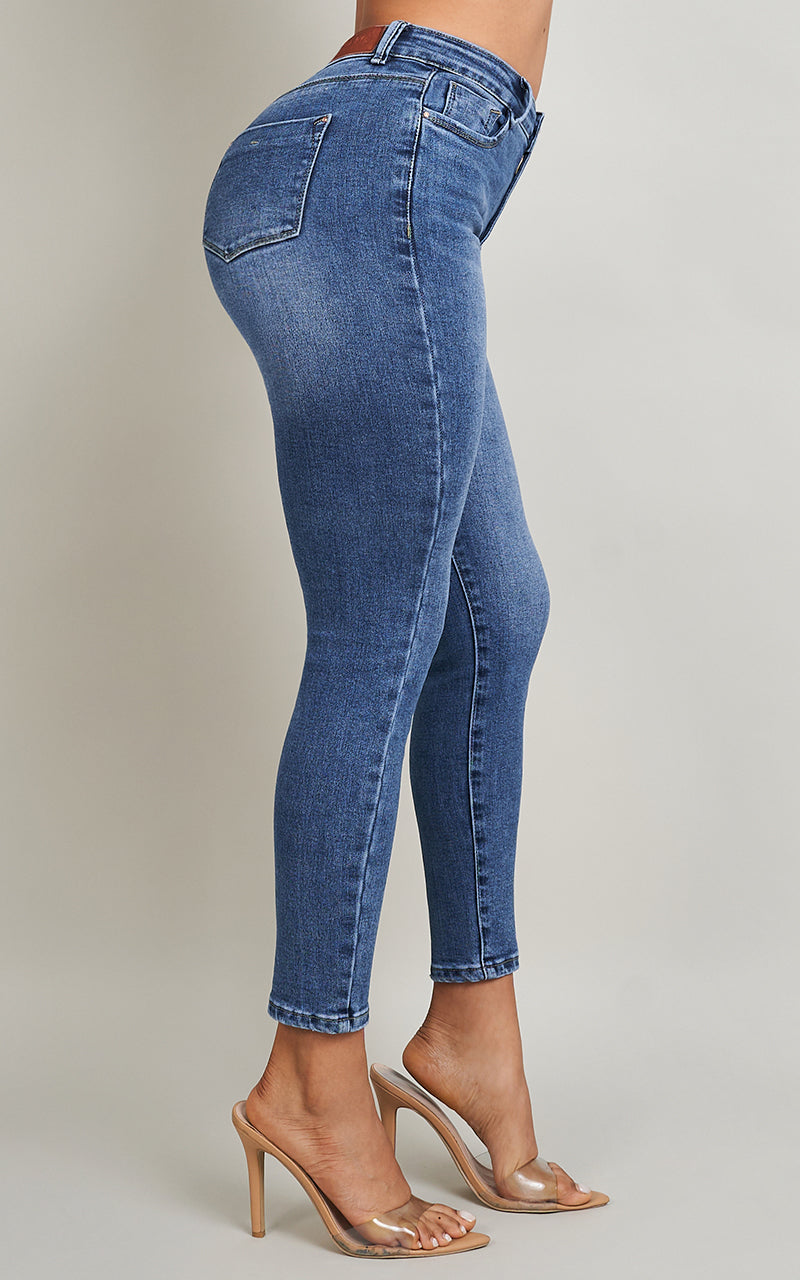 BASIC SKINNY ANKLE JEANS