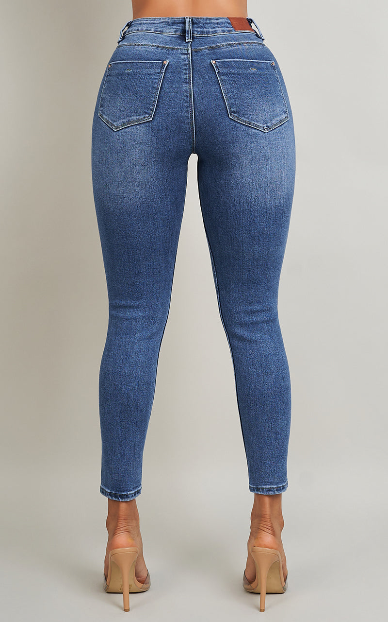 BASIC SKINNY ANKLE JEANS