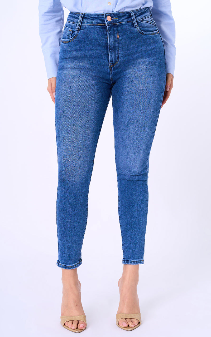 BASIC SKINNY ANKLE JEANS