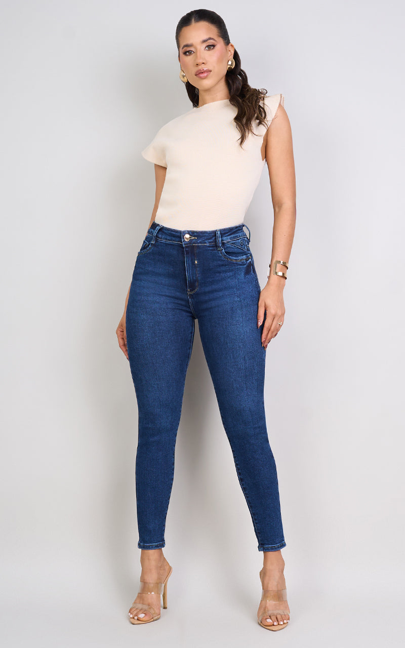 BASIC SKINNY ANKLE JEANS