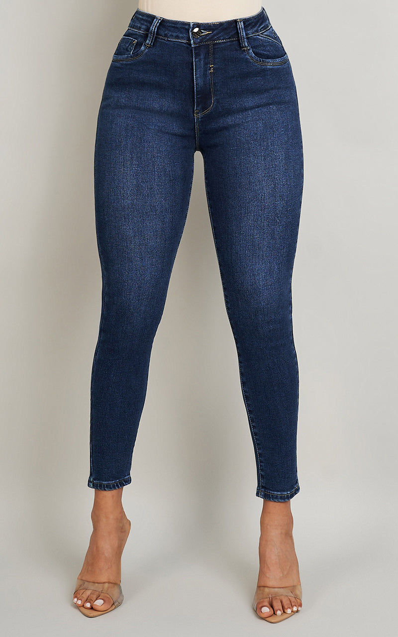 BASIC SKINNY ANKLE JEANS