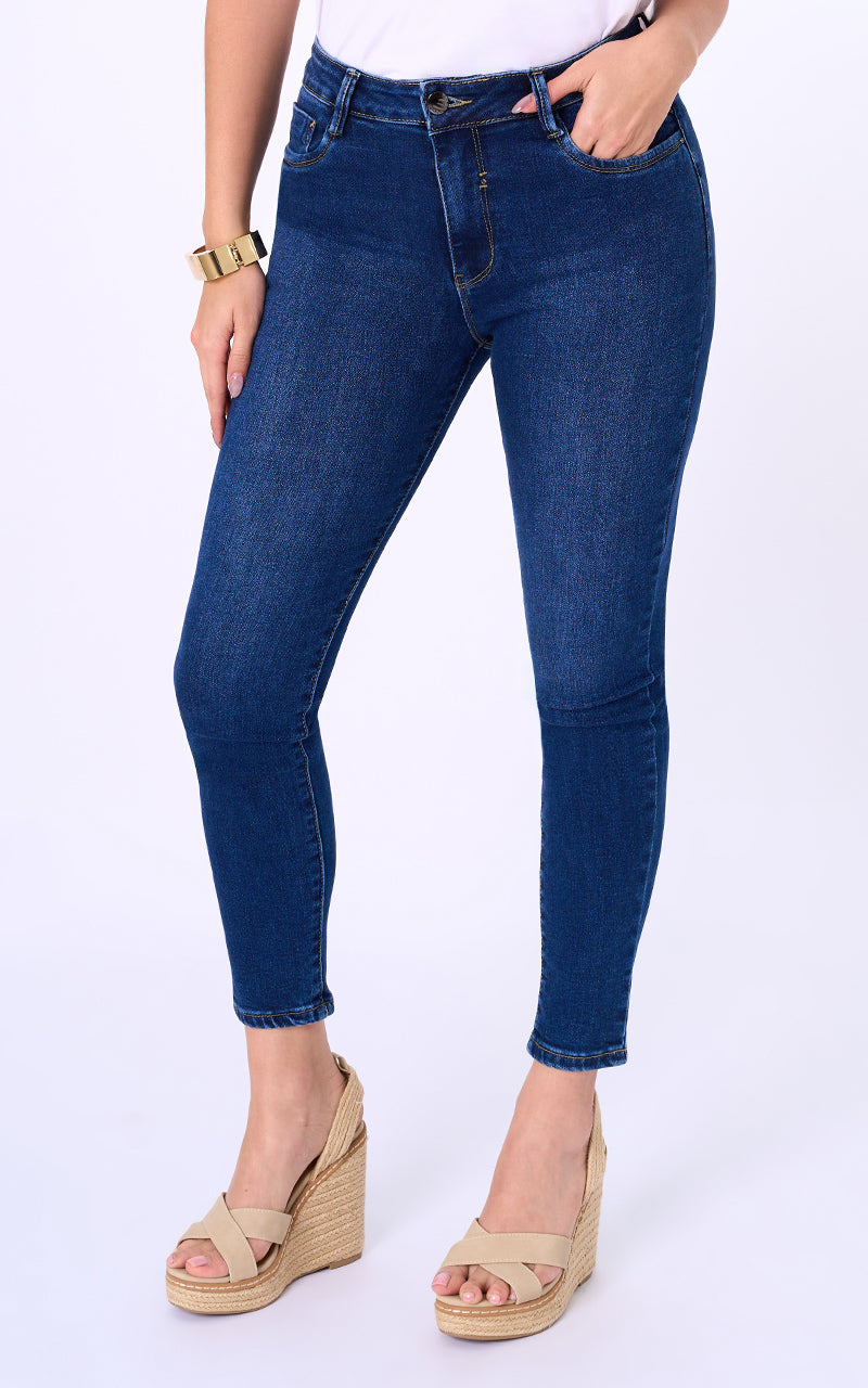 BASIC SKINNY ANKLE JEANS