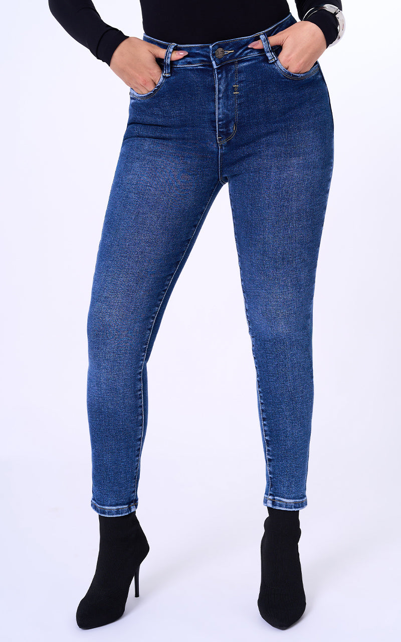 BASIC SKINNY ANKLE JEANS