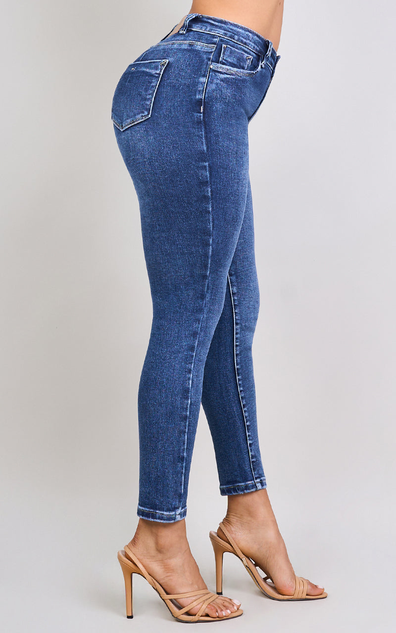 BASIC SKINNY ANKLE JEANS