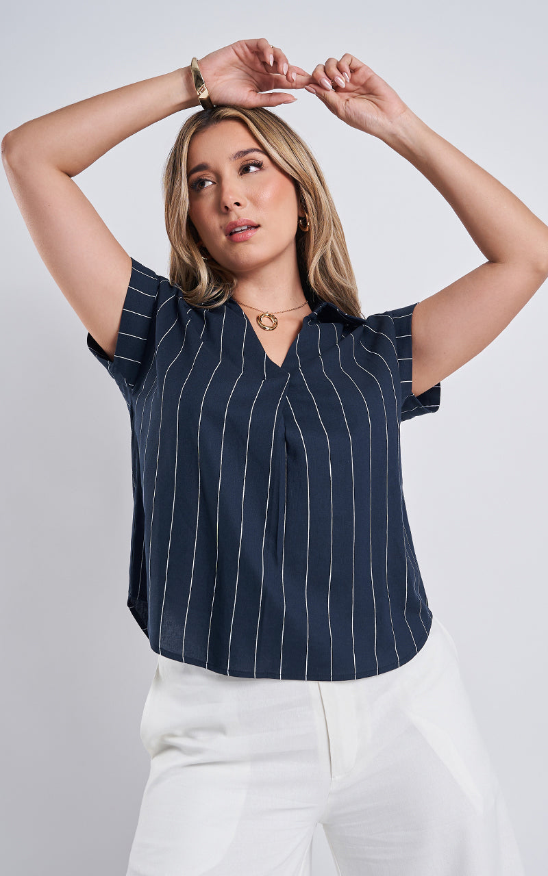 REGATTA BLUE BLOUSE