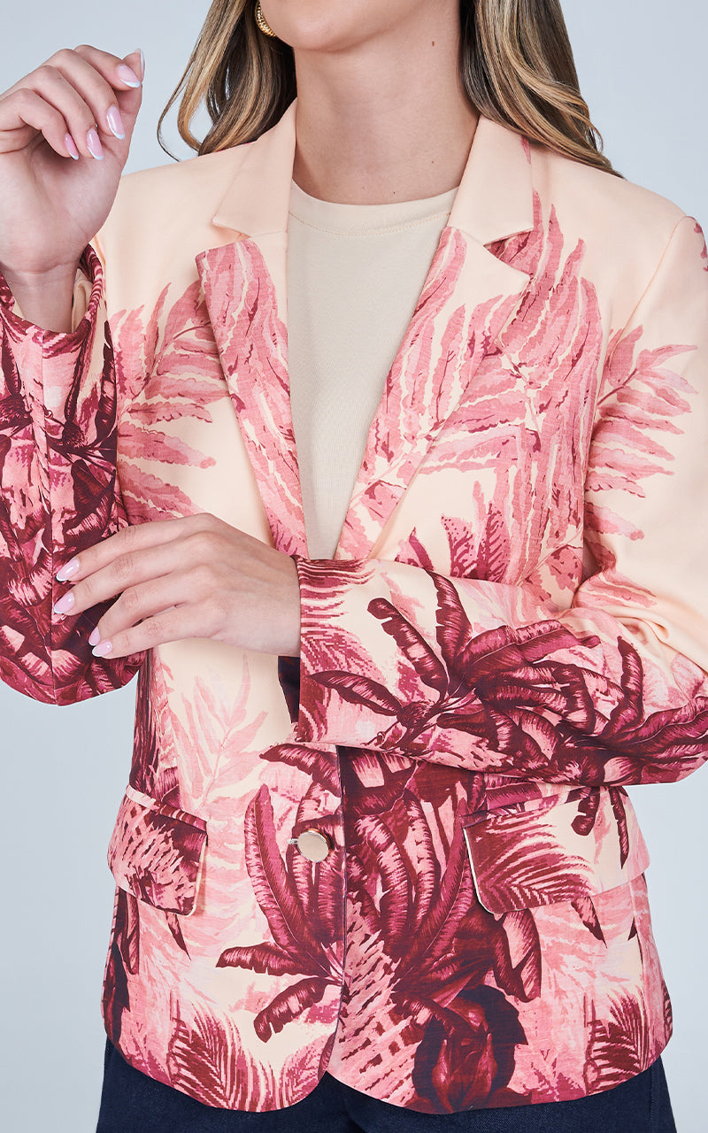 SCARLET PALMS BLAZER