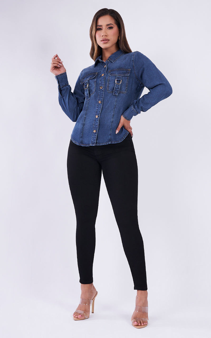 MILDRED DENIM SHIRT