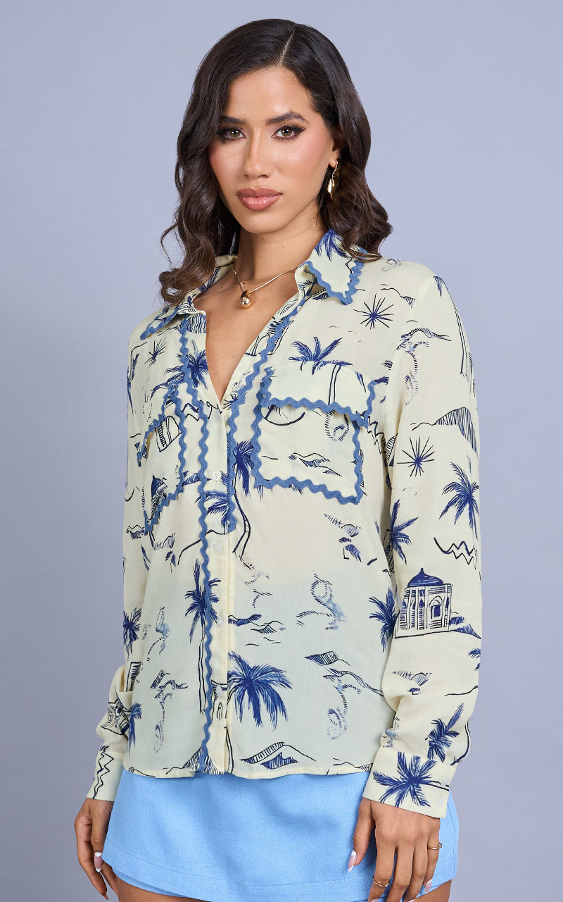 SANTORINI SUNSET SHIRT