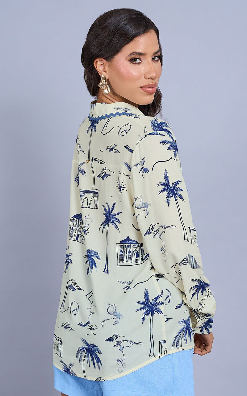 SANTORINI SUNSET SHIRT