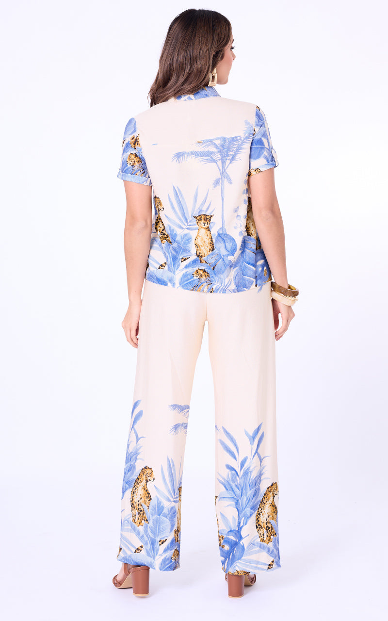 CAMISA ESTAMPADA MANGA CORTA