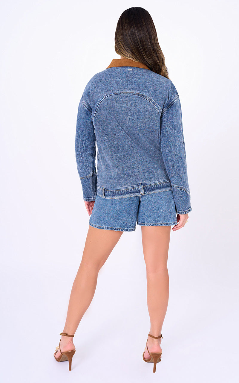 CONJUNTO DENIM CHAQUETA Y SHORT