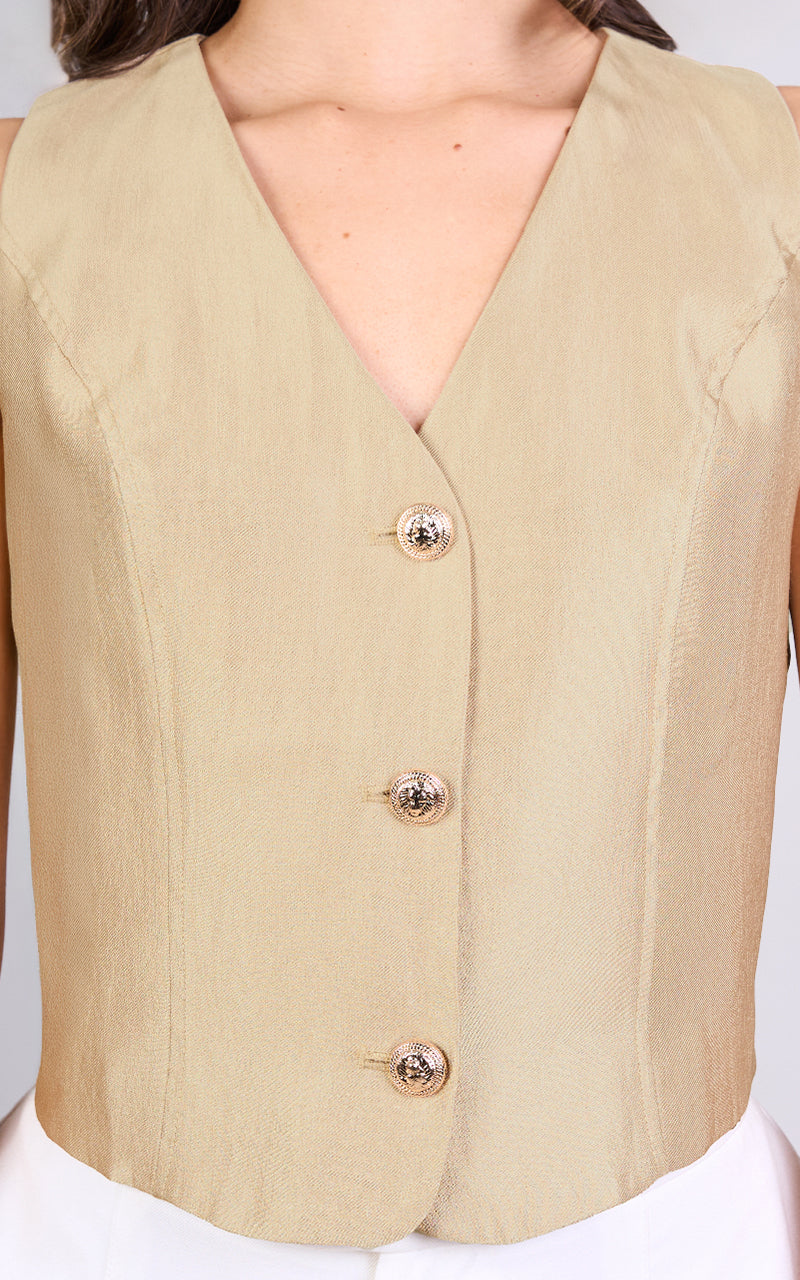 GOLDEN VIBES VEST