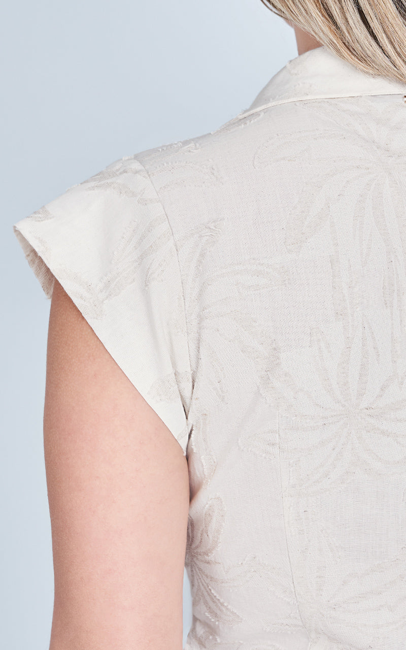 IVORY PALM BLAZER