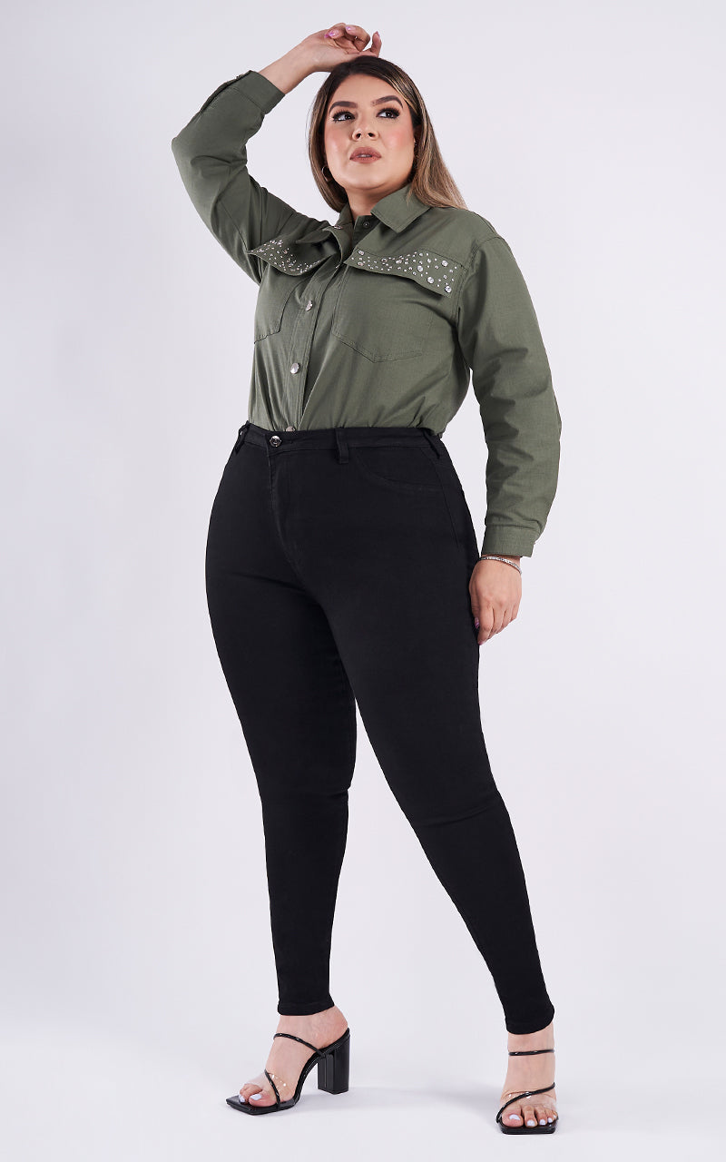 HIGH WAIST JEGGING PLUS SIZE