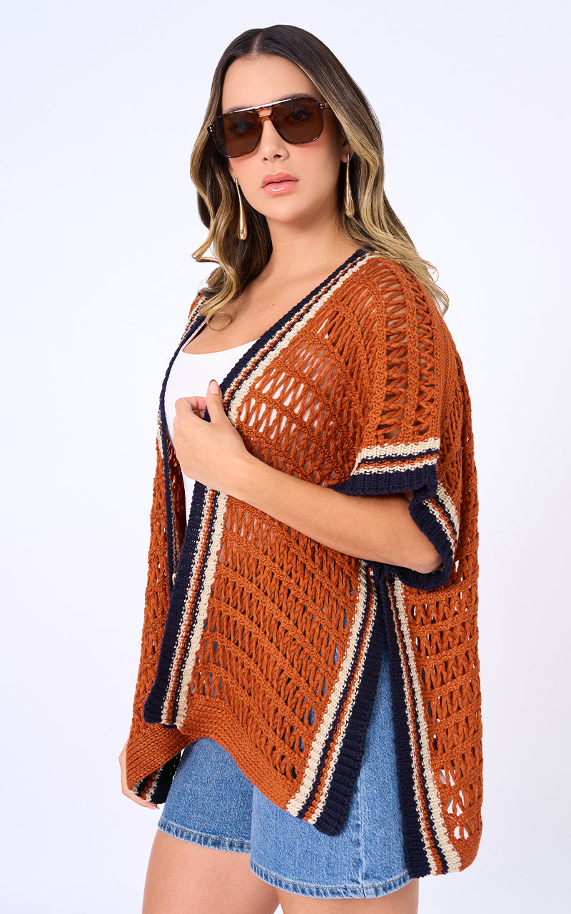 CARDIGAN MANGA CORTA