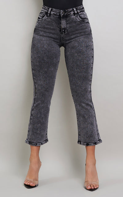 VIRGINIA CROPPED FLARE JEANS