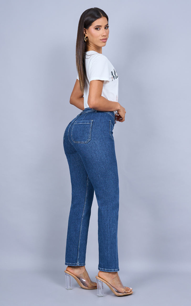 VIOLET STRAIGHT JEANS