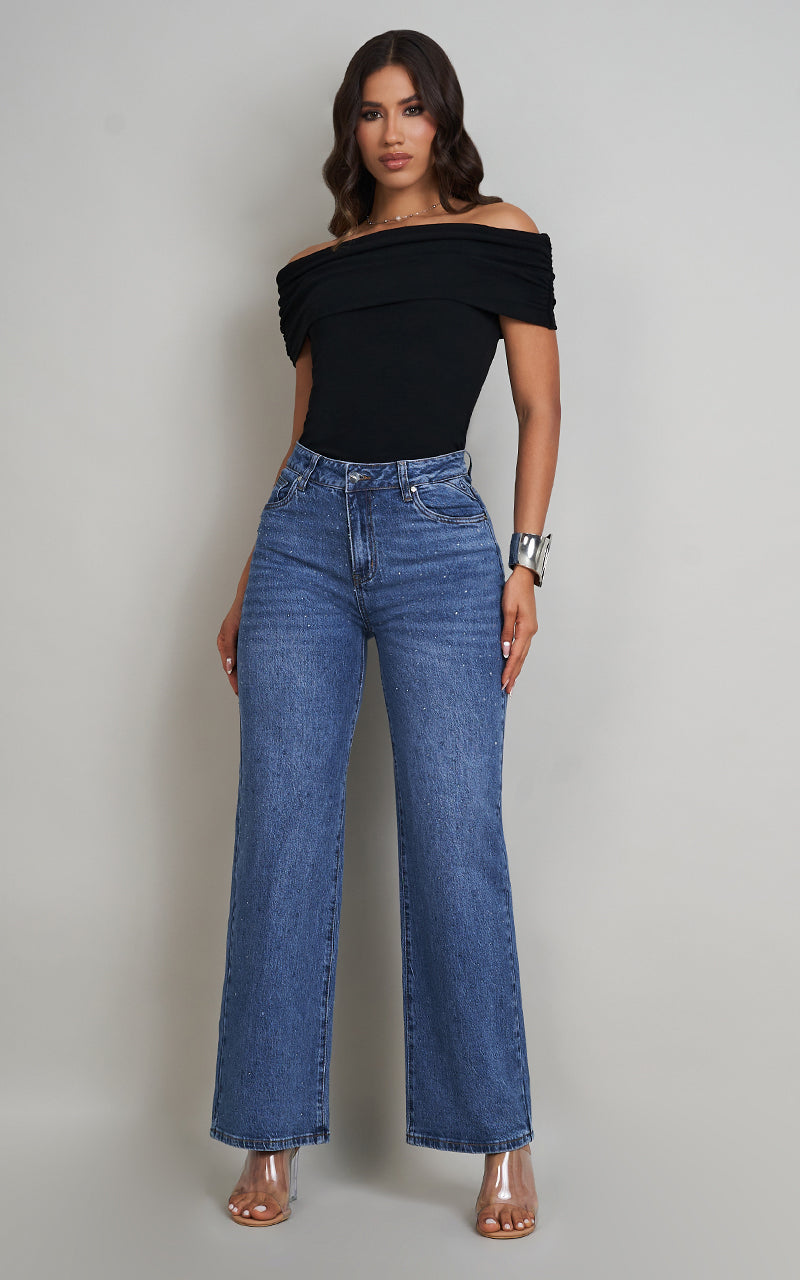 DIANETH WIDE LEG JEANS