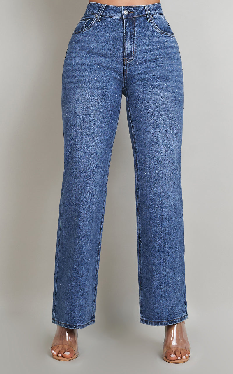 DIANETH WIDE LEG JEANS
