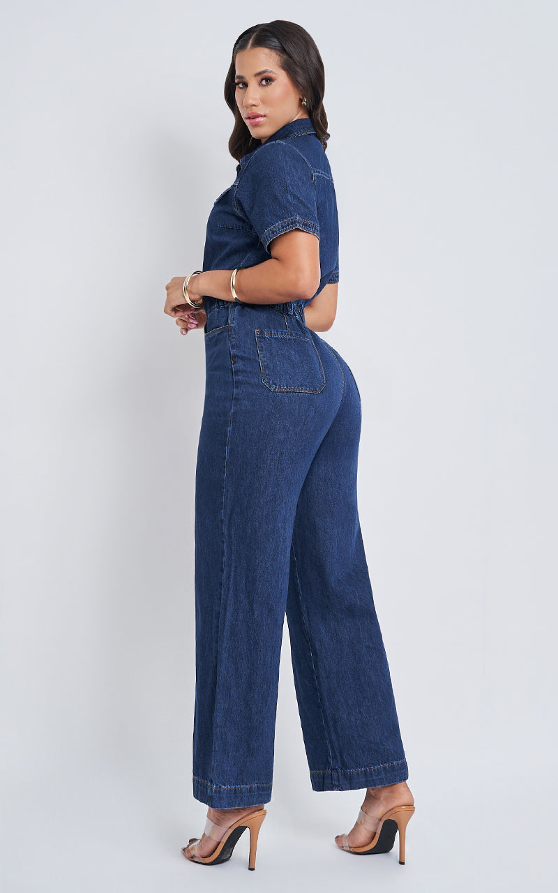 ELOWEN DENIM OVERALL