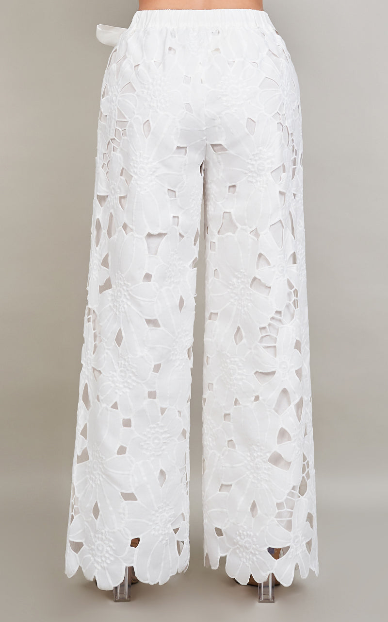 DELICATE FLOWERS PANTS
