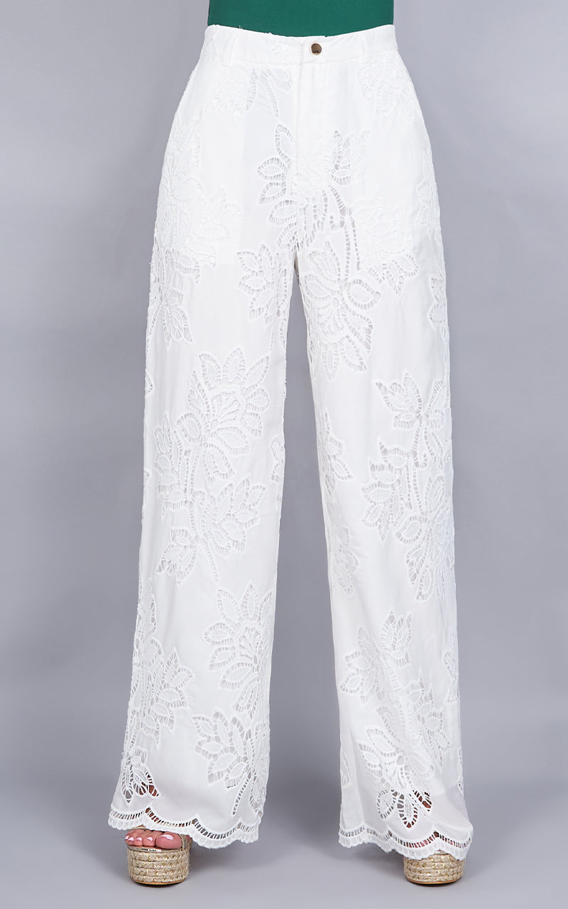 WHITE DAHLIA TOP & PANTS
