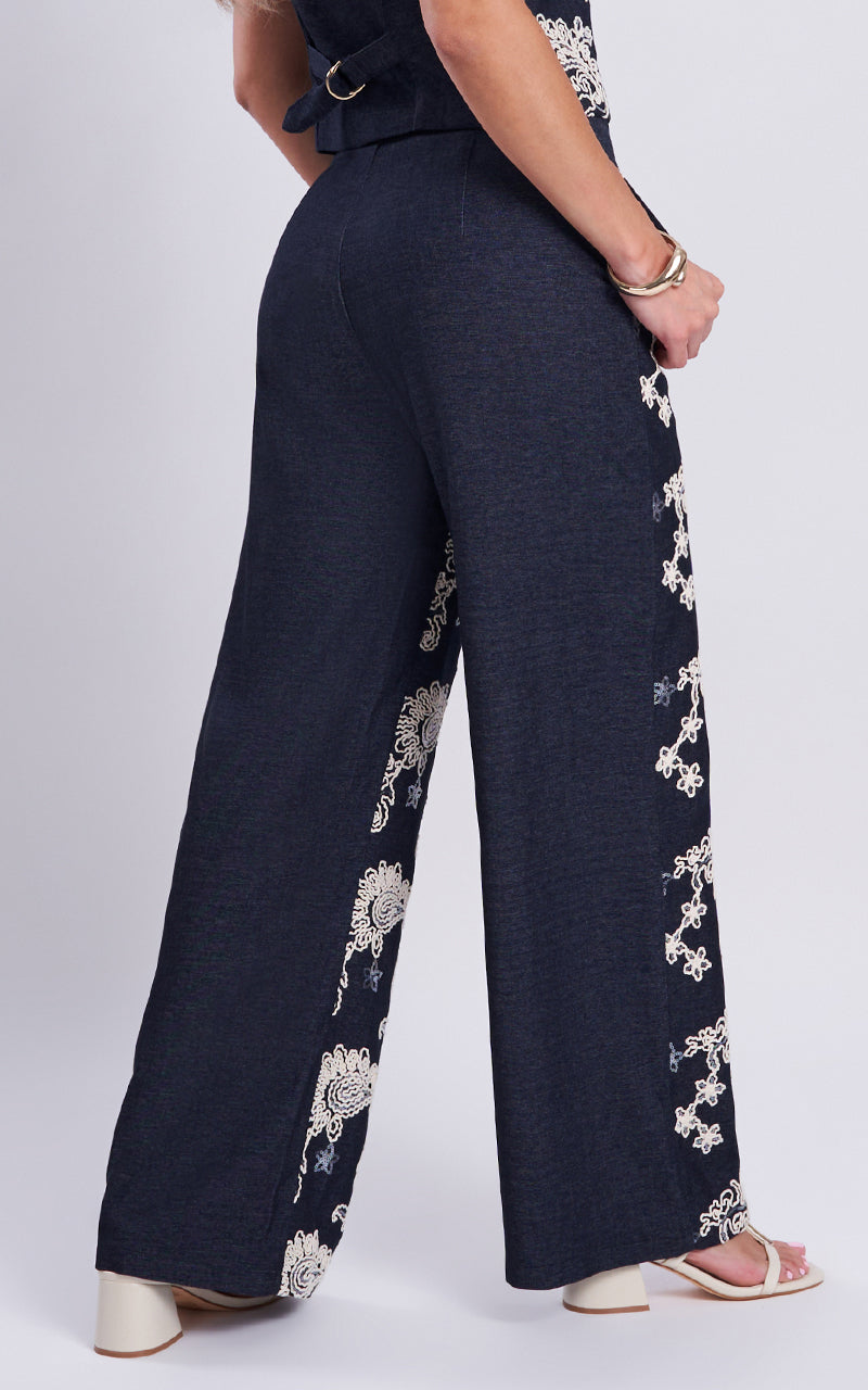 BLUE WAVE PANTS