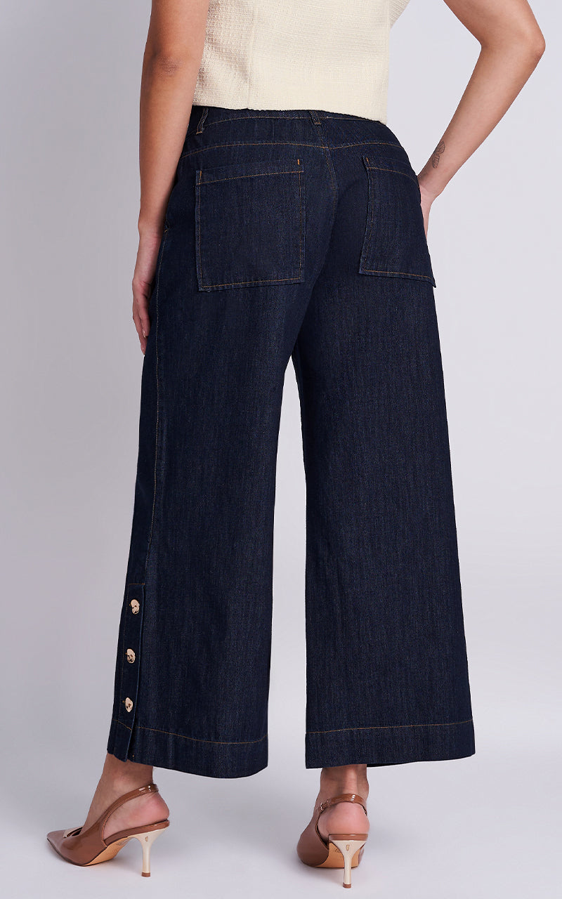 MAGDALENE VEST & MYLIE DENIM PANTS