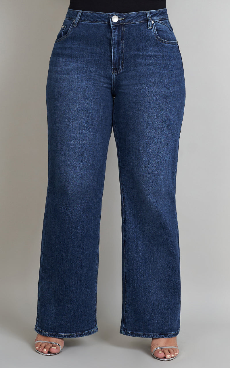 ARELIS WIDE LEG PLUS JEANS