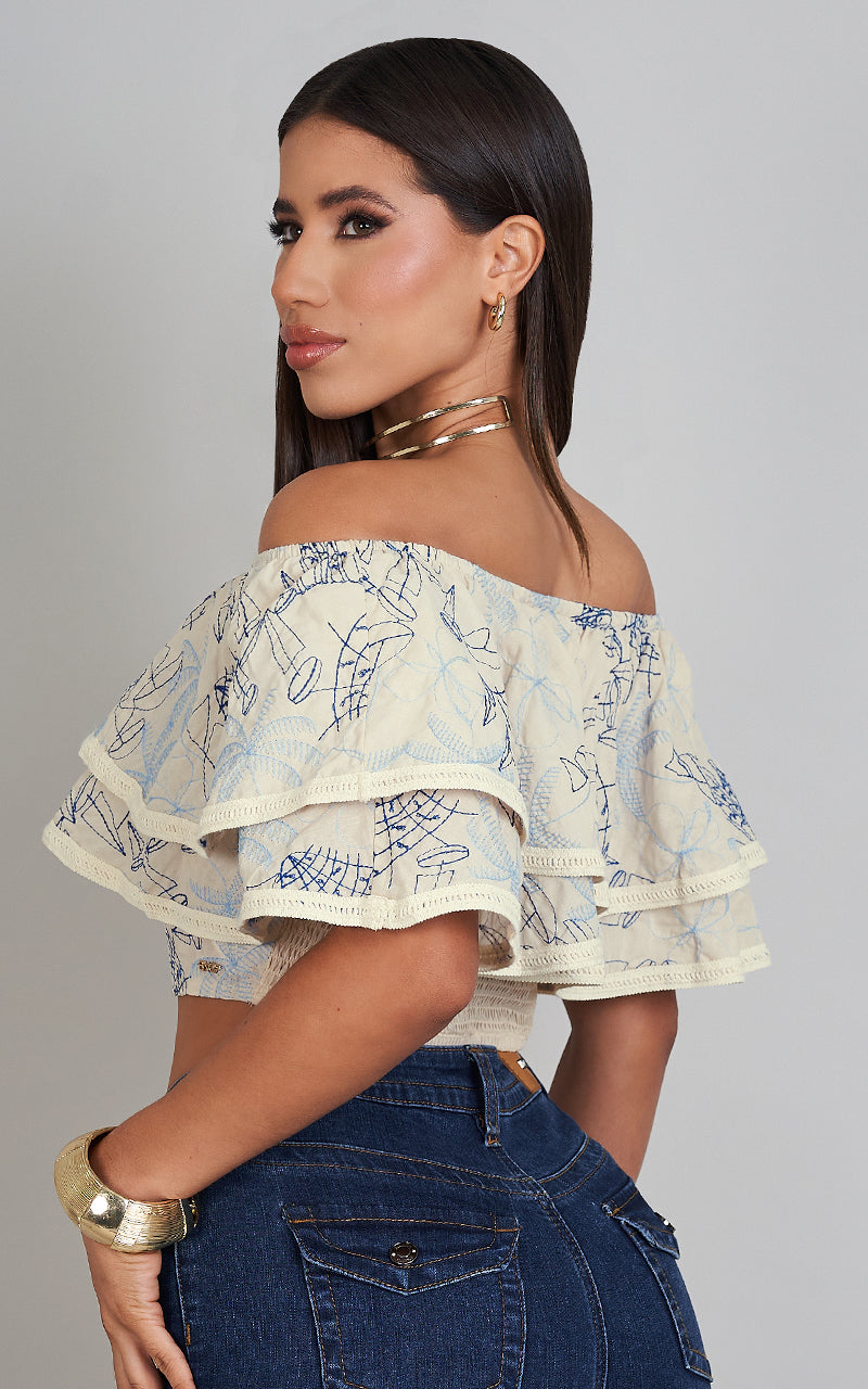 MEDITERRANEAN BREEZE TOP & SHORT