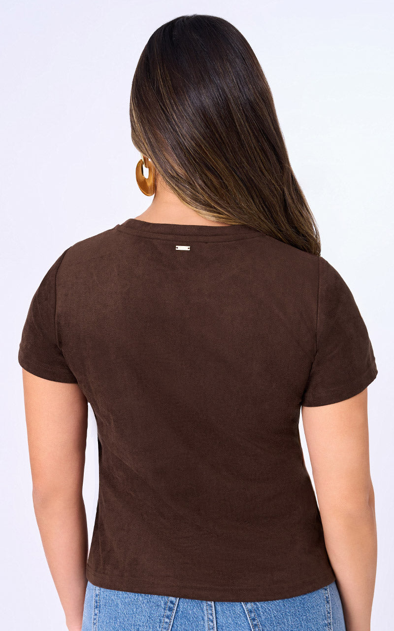 T-SHIRT BASICO SUEDE