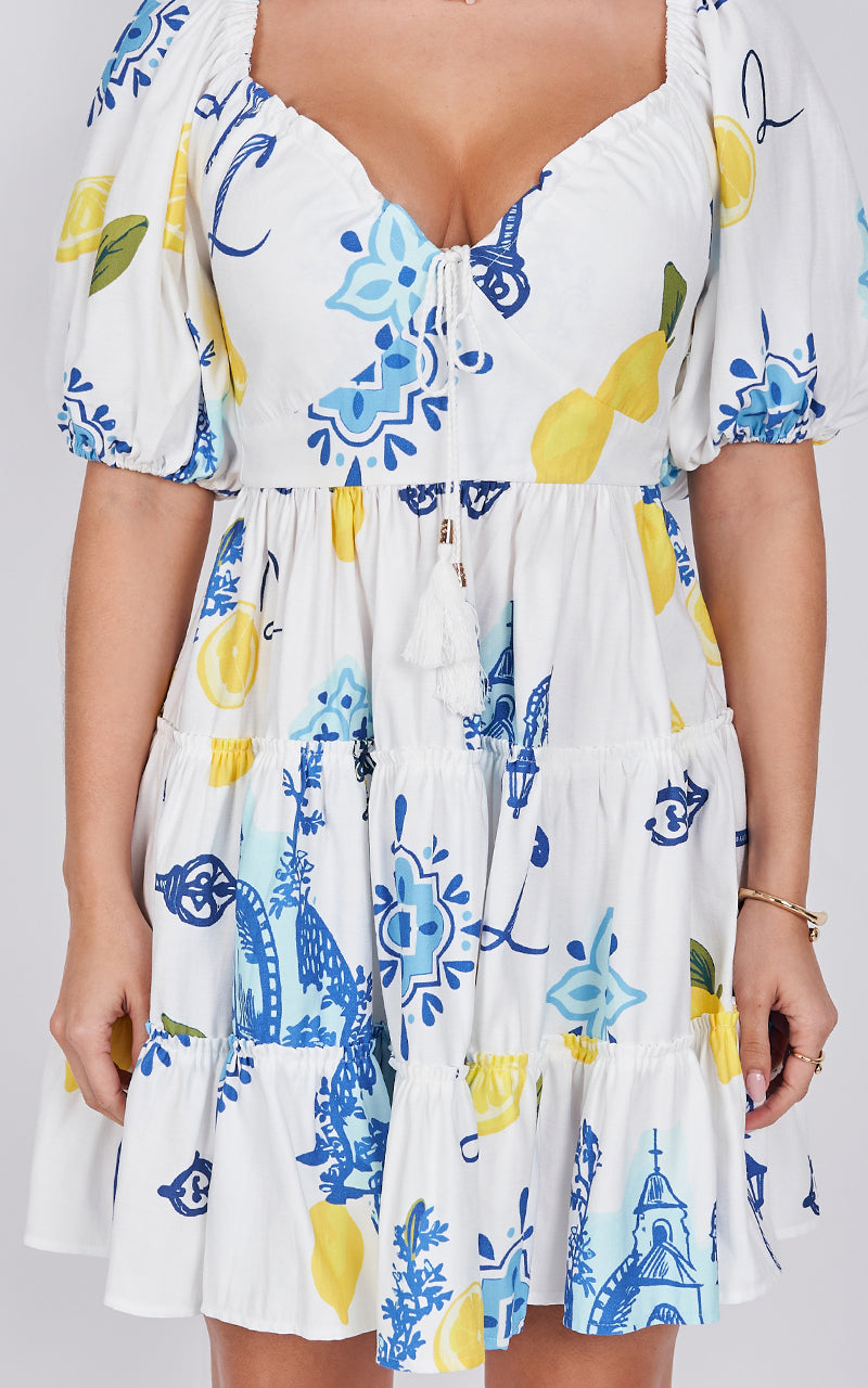 AMALFI LEMON DRESS