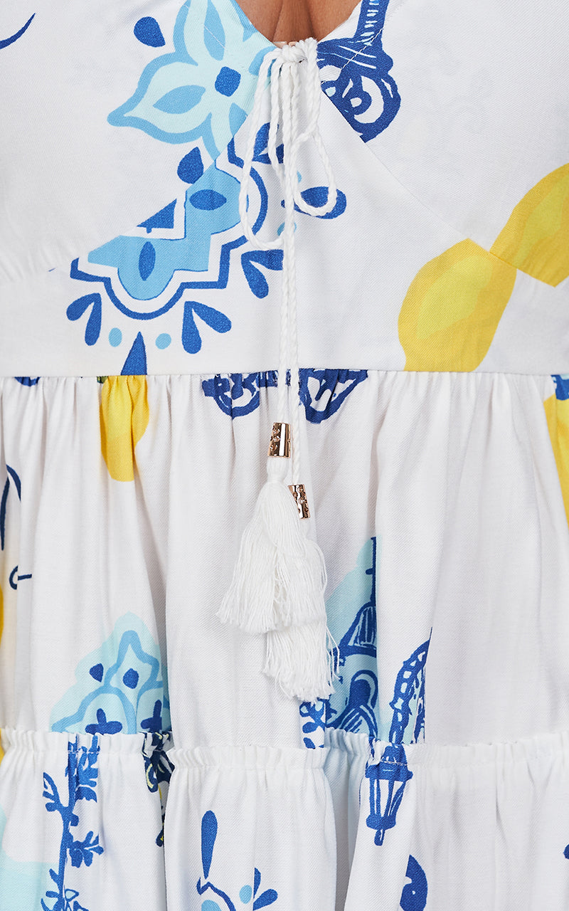 AMALFI LEMON DRESS