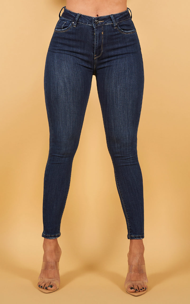 BASIC SKINNY ANKLE JEANS