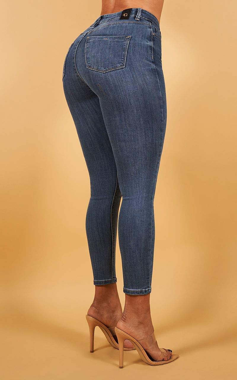 BASIC SKINNY ANKLE JEANS