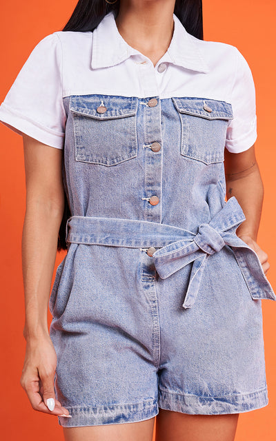 CANT RESIST DENIM JUMPSUIT