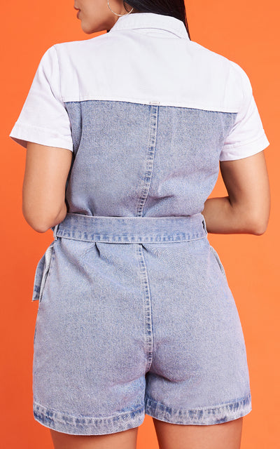 CANT RESIST DENIM JUMPSUIT