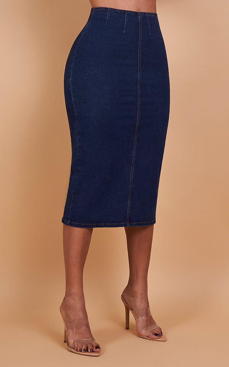 CAROLYN DENIM SKIRT